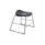 Titan Stool, Size 3, grey frame with charcoal seat, designed for versatile seating solutions.
