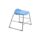 Titan Stool Size 3 with a grey frame and sky blue seat, featuring a sleek and modern design.