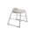 Titan Stool Size 3 in grey frame with a grey seat, featuring a modern design and sturdy construction.