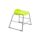 Titan Stool, Size 3, with a grey frame and lime seat.