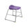 Titan Stool Size 3 with a grey frame and purple seat.