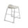 Titan Stool, Size 4, grey frame and seat, modern design with a minimalist aesthetic.