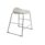 Titan Stool, Size 4, grey frame and seat, modern design with a minimalist aesthetic.