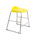 Titan Stool Size 4 with a grey frame and yellow seat.