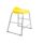 Titan Stool Size 4 with a grey frame and yellow seat.