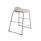 Titan Stool Size 5 with a grey frame and grey seat, designed for durable use in various environments.
