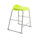Titan Stool Size 5 with a grey frame and lime green seat. Sturdy and modern design for versatile use.