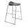 Titan Stool, Size 6, grey frame, charcoal seat, designed for modern commercial spaces.