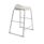 Titan Stool, Size 6, grey frame and grey seat, modern design with a minimalistic look.