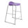Titan Stool, Size 6, with a grey frame and a purple seat.