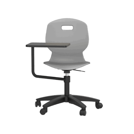 Titan Arc Swivel Chair with Arm Tablet
