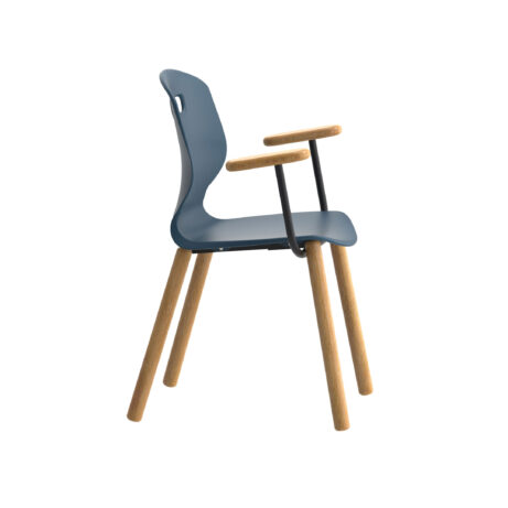 Titan Arc Wooden Four Leg Frame with Arms