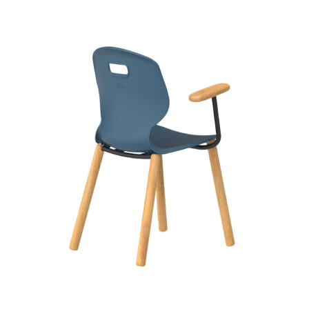 Titan Arc Wooden Four Leg Frame with Arms