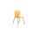 Titan Arc 4 Leg Chair, Size 5, in Marigold with a black metal frame.