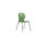 Titan Arc 4 Leg Chair with Brace, Size 6, Forest colour, featuring a sleek design and sturdy black legs.