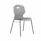 Titan Arc 4 Leg Chair with Brace, Size 6, in Grey, featuring a modern design with a sturdy metal frame.