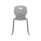 Titan Arc Skid Chair in gray with a skid-frame base, designed for educational settings and modern workspaces.