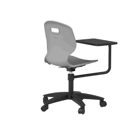 Titan Arc Swivel Tilt Chair with Arm Tablet