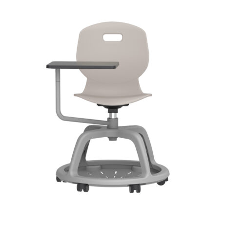 Titan Arc Swivel Tilt Chair with Arm Tablet