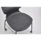 Titan Arc Seat Pad in dark grey upholstery, designed for added comfort on educational chairs, measuring 425x410x35-35 mm.