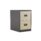 TC Steel 2 Drawer Filing Cabinet in Coffee and Cream with sleek, modern design and two storage drawers.