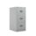 TC Steel 3 Drawer Filing Cabinet in grey with three horizontal drawers and simple metal handles.