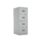 TC Steel 4 Drawer Filing Cabinet in grey with four drawers and metal handles. Ideal for office organization.
