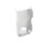 White phone holder designed for easy access and stability on desks. Compact and minimalist design.