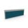 Toolrail Type 2 Toolbar Screen, 1200mm, silver frame, Unlimited Band 4 fabric in teal color.
