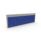 Toolrail Type 2 Toolbar Screen, 1600mm, silver frame, featuring Unlimited Band 3 blue fabric.