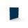 Divide Type 1 Toprail Screen, 800 X 1091mm, silver frame, Unlimited Band 1 fabric in deep blue.