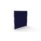 Divide Type 1 Toprail Screen, 1000 x 1091mm, silver frame, Unlimited Band 2 fabric in dark blue.