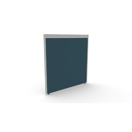 Divide Type 2 Toolbar Screen, 800 x 1091 mm, silver frame, Unlimited Band 1 fabric colour.