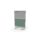 Mobile Type 3 Half Glazed Screen, 800x1800mm, Silver Frame, Unlimited Band 3 fabric, features a green panel and wheels.