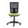 Touch Mesh Task Chair featuring a breathable black mesh backrest and a green contoured seat pad on a swivel base.