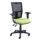 Touch Mesh Task Chair with a breathable black mesh back, lime green contoured seat pad, and adjustable armrests.