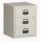 Bisley 3 Drawer A4 Mobile Home Filer