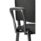 ISO Black Shaped Arm Set providing ergonomic support, featuring a soft-touch surface and unique design for added comfort.