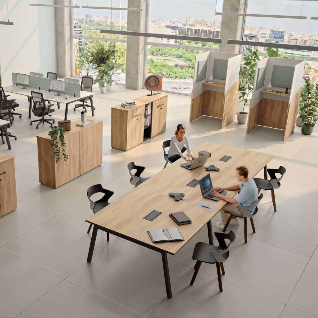 Arches Partage Square Meeting Tables