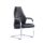 Mien High Back Leather Cantilever Visitor Office Chair with chrome frame, designed for comfort in reception and meeting areas.