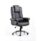 Chelsea High Back Soft Black Leather Executive Office Chair with chrome base and cushioned arms, designed for comfort and style.
