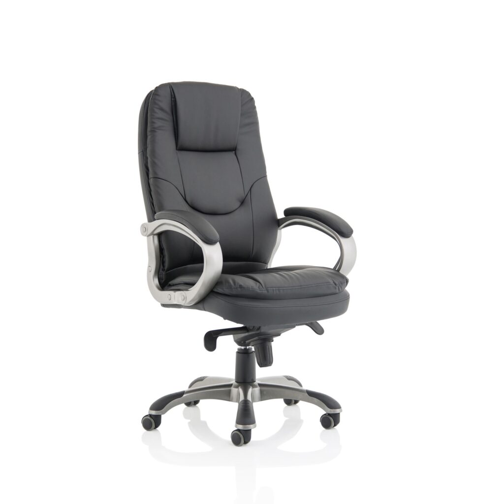 Oscar High Back Black Executive Office Chair with Arms