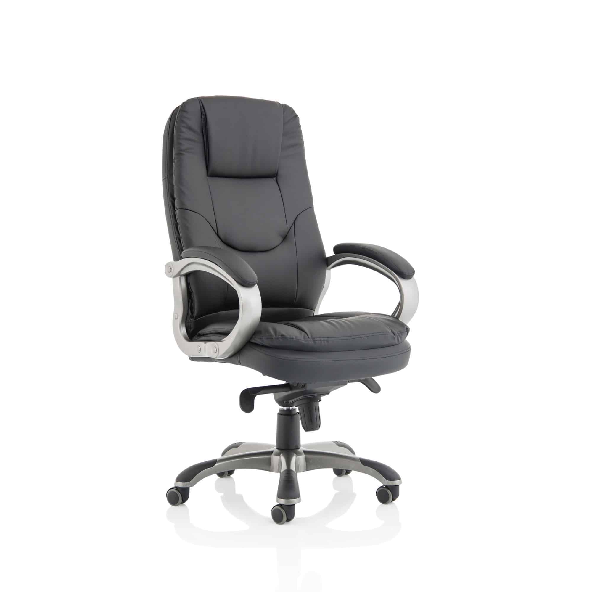 Oscar High Back Black Executive Office Chair with Arms