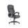 Dakota High Back Black Leather Executive Office Chair with Arms, designed for comfort and durability in office settings.