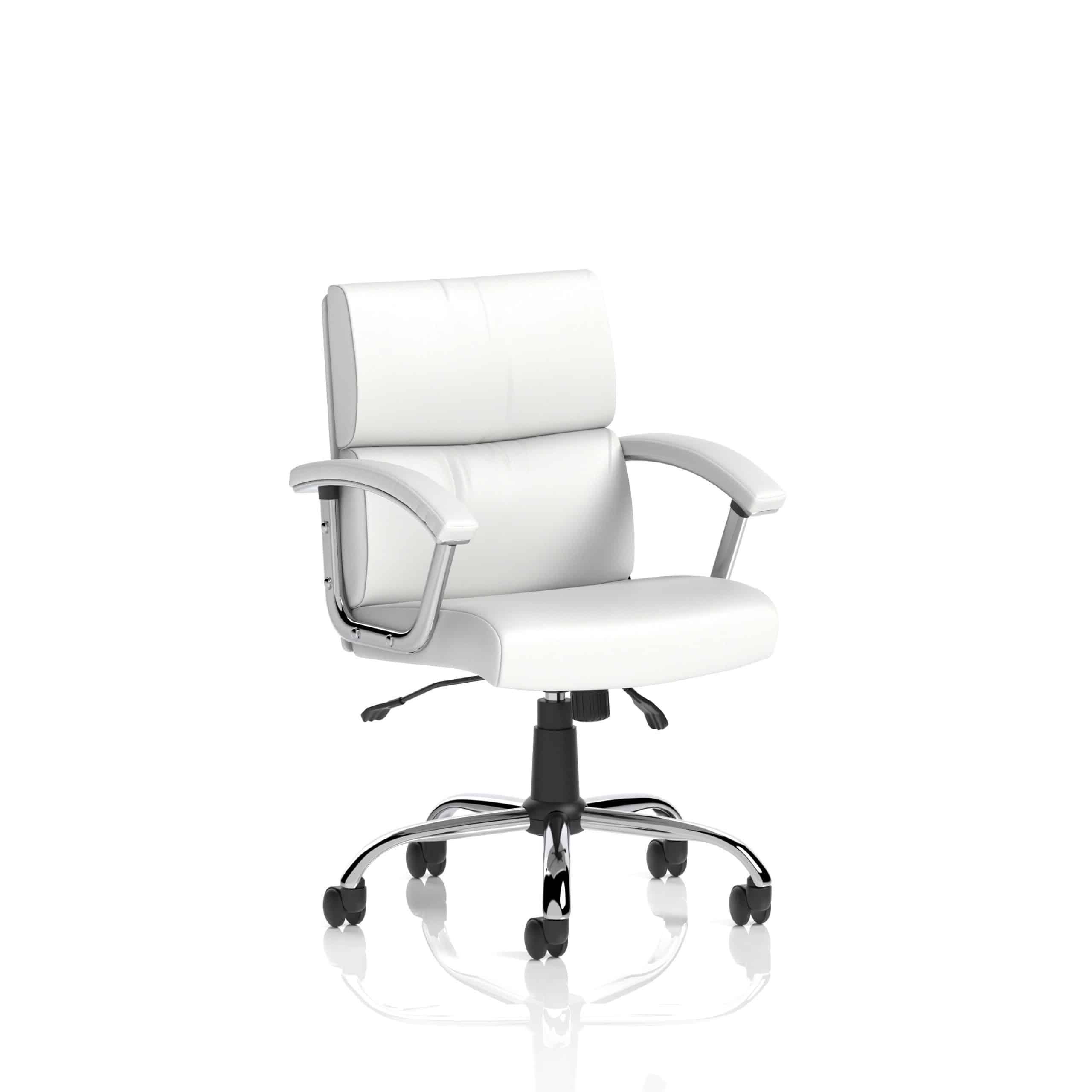 Desire Medium Back Leather Executive Office Chair with Arms