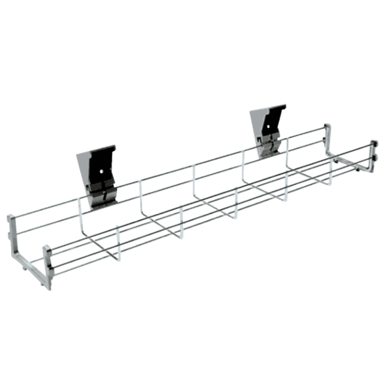 Durable Cable Baskets with Brackets, dimensions 600x100x50-50, designed for organized cable management in office spaces.