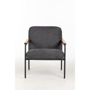 Settle Reception Chair with Wooden Arm Pads