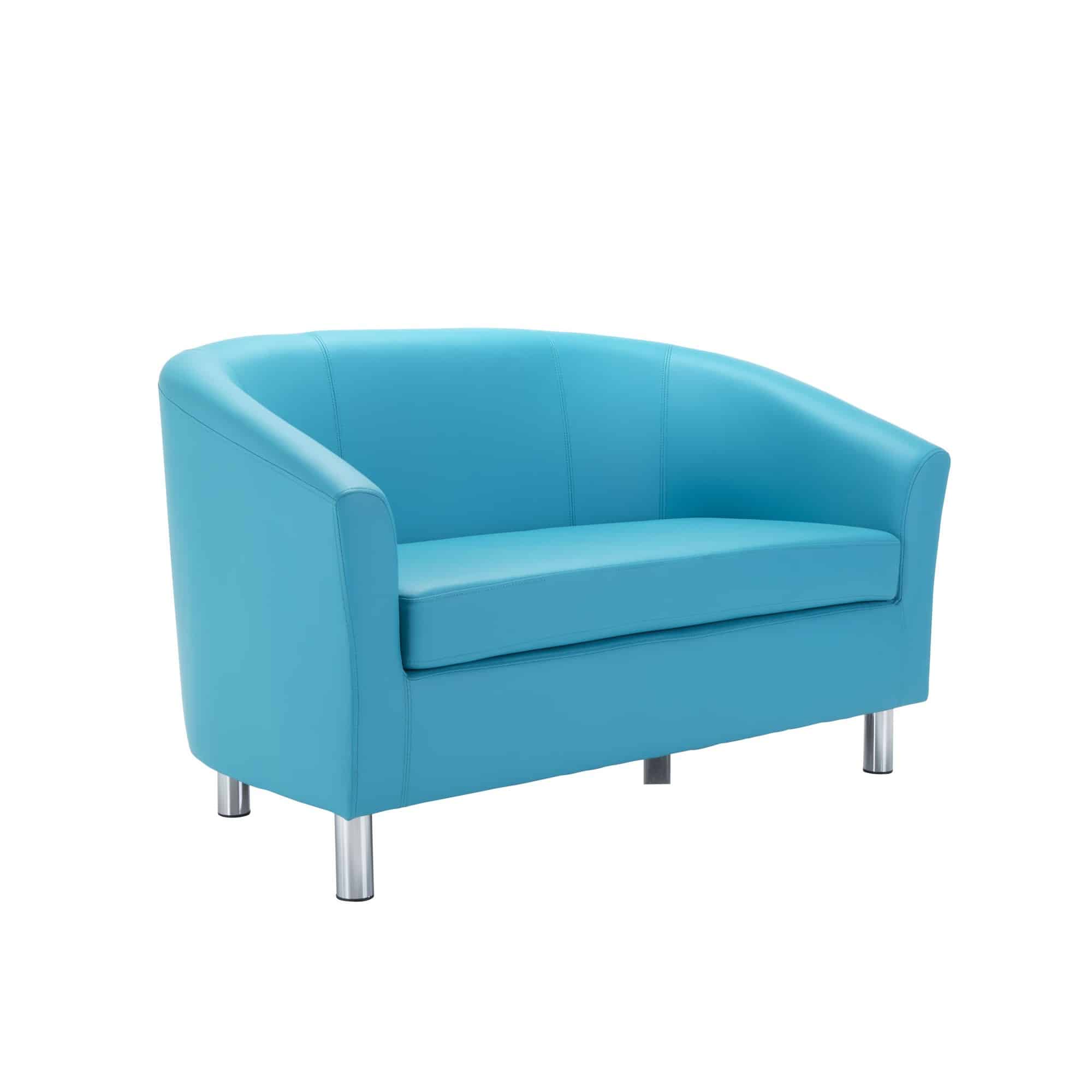 Tub Sofa with Metal Feet
