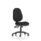 Eclipse Plus XL High Back Task Operator Chair in black fabric upholstery with adjustable height and removable arms.
