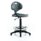 Malaga Polyurethane Medium Back Hi Rise Draughtsman Task Operator Office Chair with chrome footring and five-star base.